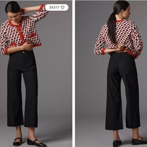 The Colette Magic Fabric Crop Wide-Leg Pants by Maeve